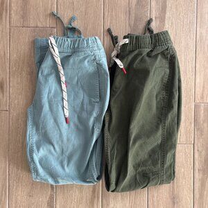 Topo Designs Dirt Pants Womens Small Green Blue Outdoor Hiking Gorpcore Lot of 2